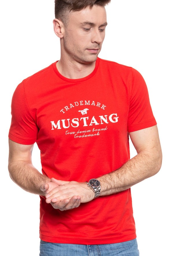 MUSTANG T SHIRT Alex C Print 1009500 7130