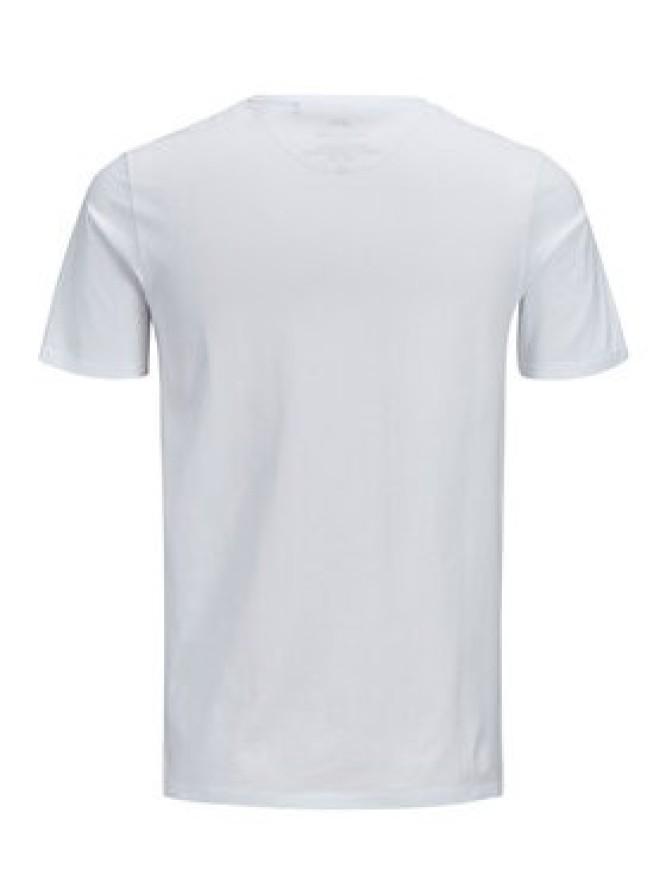 Jack&Jones T-Shirt Corp Logo 12137126 Biały Slim Fit