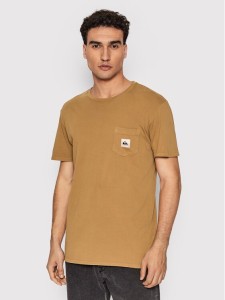 Quiksilver T-Shirt Sub Mission EQYZT06692 Brązowy Regular Fit