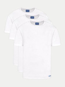 Hugo Komplet 3 t-shirtów Naolo 50522382 Biały Regular Fit