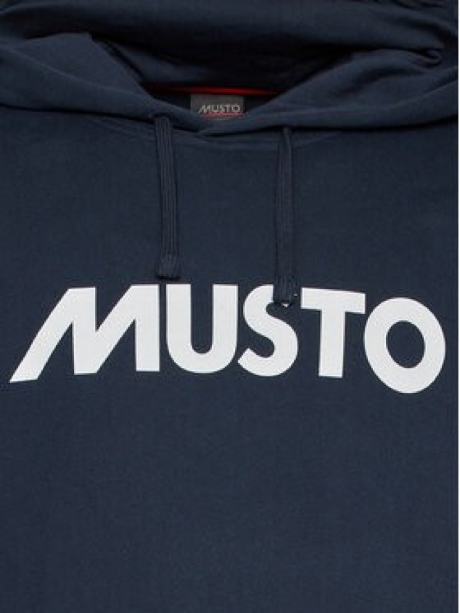 Musto Bluza Logo 82446 Granatowy Regular Fit