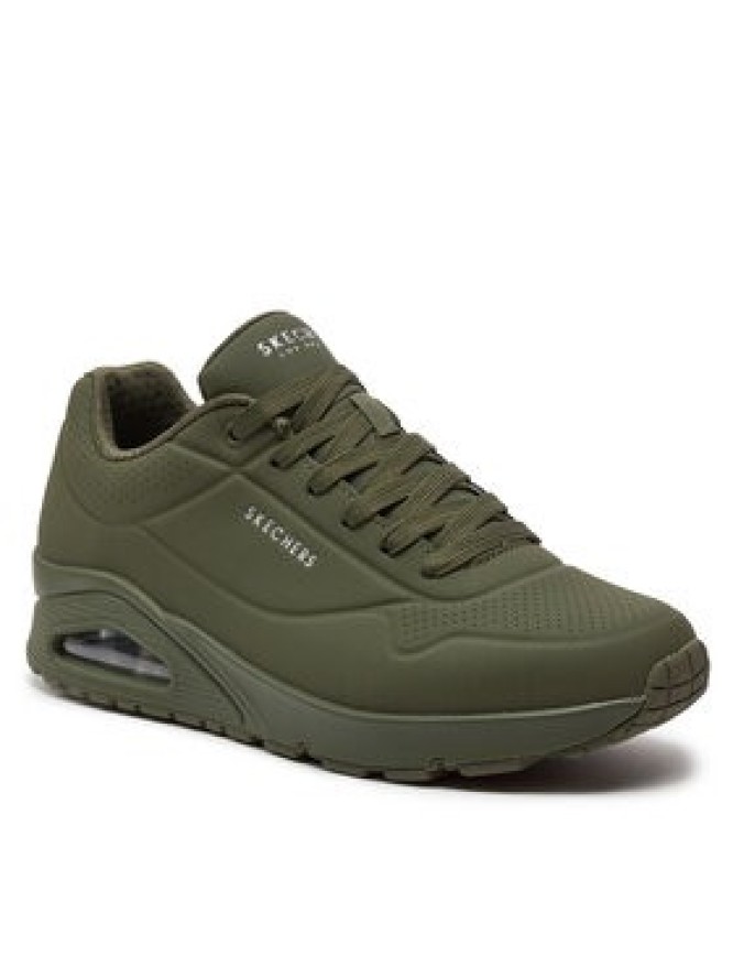 Skechers Sneakersy Uno - Stand On Air 52458/DKGR Zielony