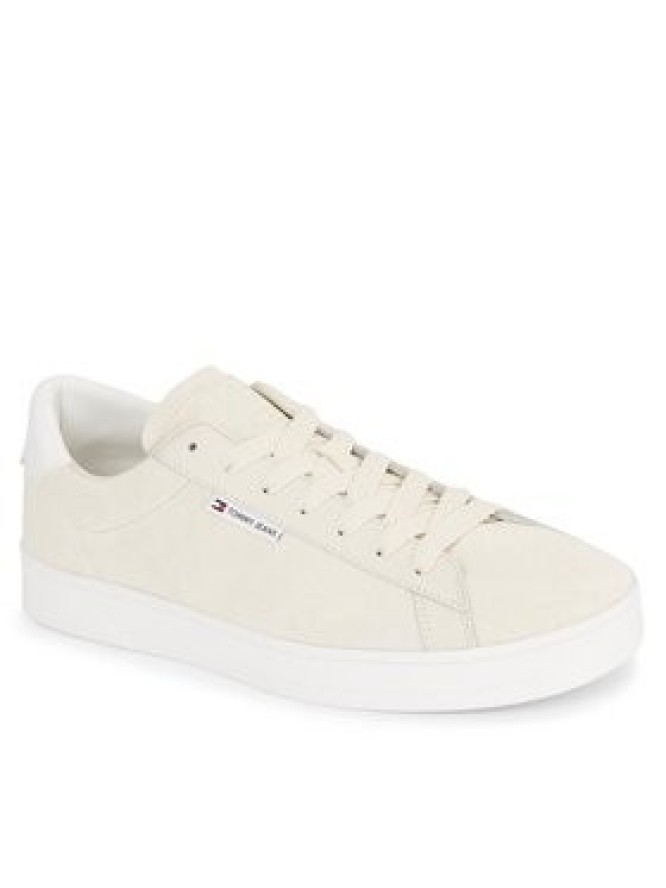 Tommy Jeans Sneakersy Tjm Leather Low Cupsole Suede EM0EM01375 Beżowy