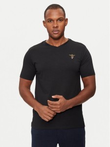 Aeronautica Militare T-Shirt AM1UTI002 Czarny Regular Fit