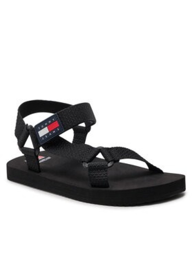 Tommy Jeans Sandały Tjm Casual Sandal EM0EM01399 Czarny