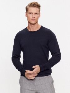 Calvin Klein Sweter K10K109474 Granatowy Regular Fit