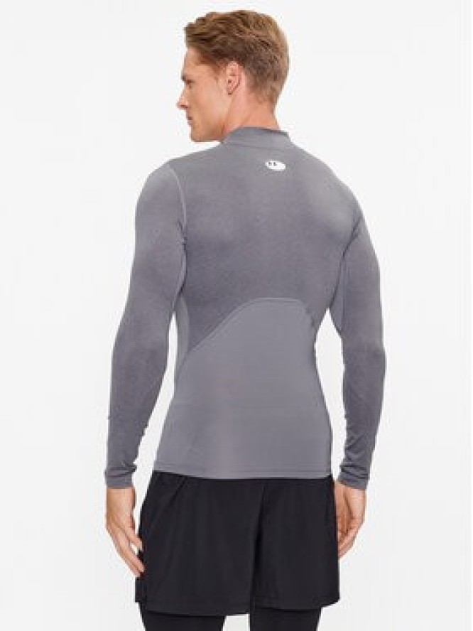 Under Armour T-Shirt Ua Hg Armour Comp Mock Ls 1369606 Szary Compression Fit