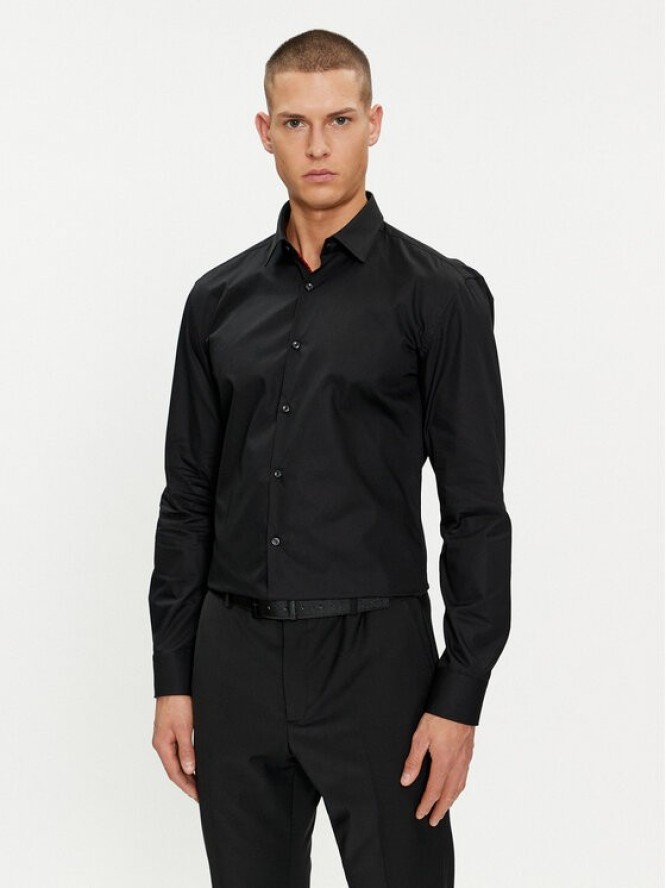 Hugo Koszula Koey 50513932 Czarny Slim Fit