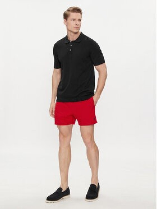 Polo Ralph Lauren Szorty kąpielowe 710910260016 Czerwony Slim Fit