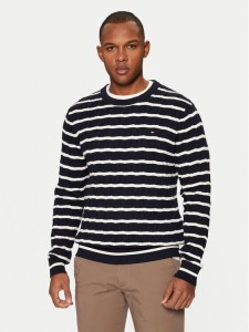 Tommy Hilfiger Sweter MW0MW33132 Niebieski Relaxed Fit