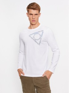 Guess Longsleeve M3BI14 I3Z14 Biały Slim Fit