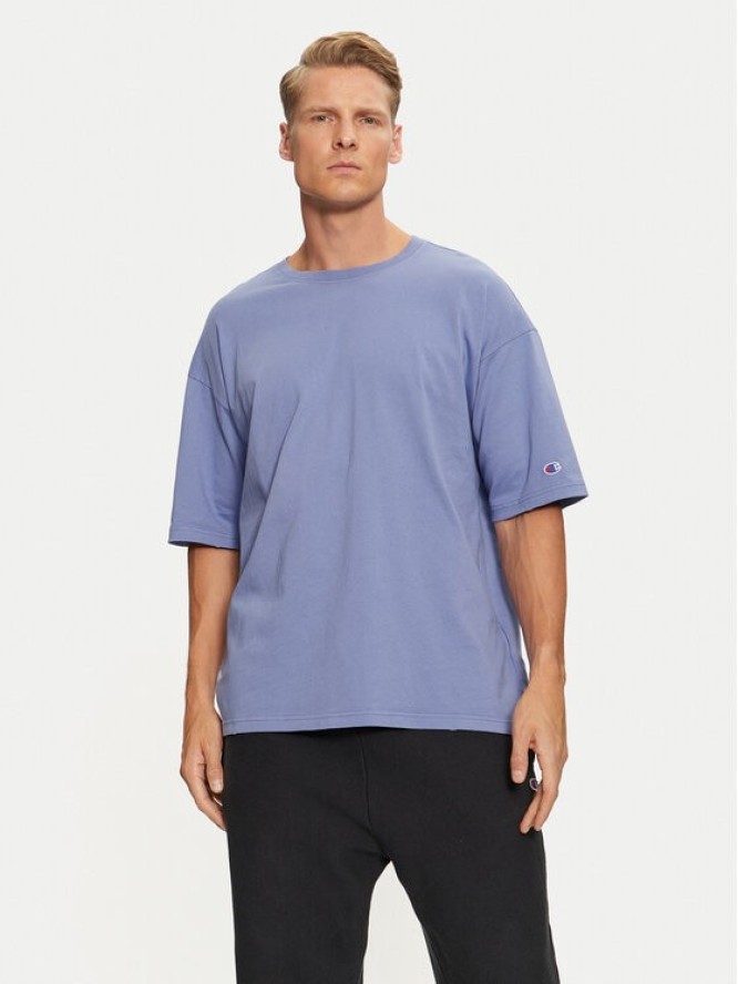 Champion T-Shirt 218651 Niebieski Regular Fit