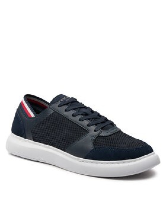 Tommy Hilfiger Sneakersy Lightweight Cup Seasonal Mix FM0FM04961 Granatowy