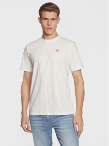 Guess T-Shirt Buster Z3GI06 J1314 Biały Slim Fit