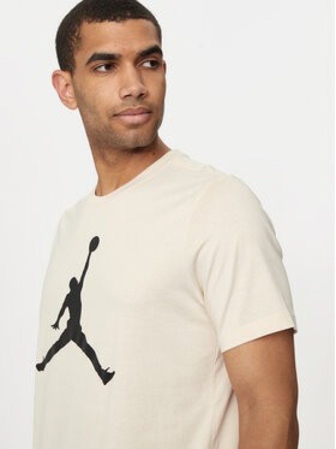 Nike T-Shirt CJ0921 Beżowy Regular Fit
