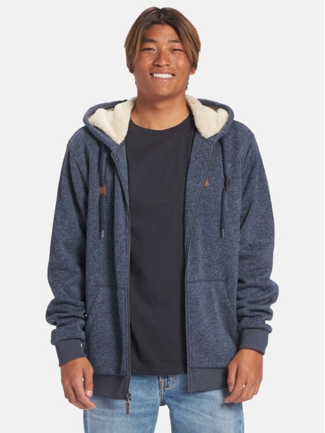 Quiksilver Bluza Keller Otlr EQYFT04838 Granatowy Regular Fit