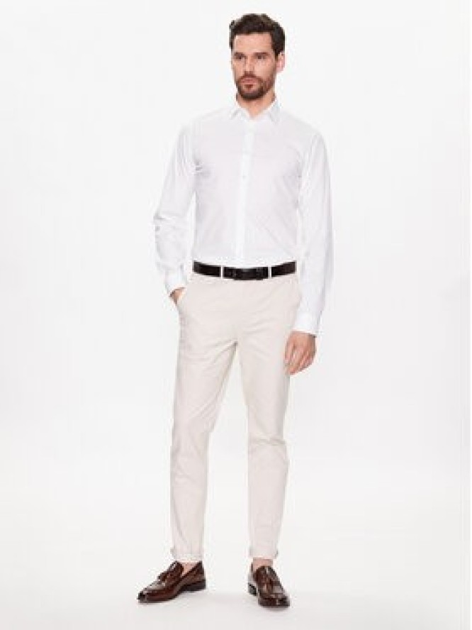 Calvin Klein Koszula K10K111289 Biały Slim Fit