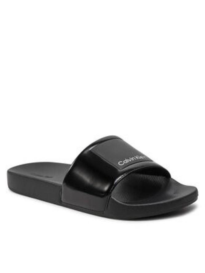 Calvin Klein Klapki Pool Slide Hf Logo HM0HM01466 Czarny