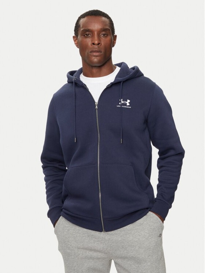 Under Armour Bluza Essential 1373881 Granatowy Regular Fit