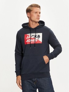 Jack&Jones Bluza Nolan 12256849 Granatowy Standard Fit