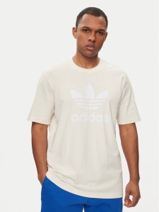 adidas T-Shirt adicolor Trefoil IU2367 Écru Regular Fit