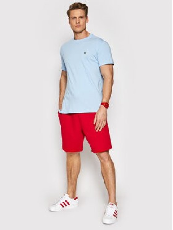 Lacoste T-Shirt TH6709 Niebieski Regular Fit