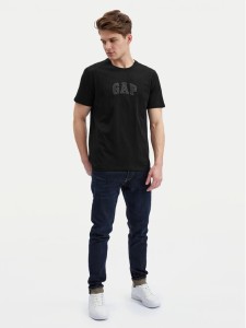 Gap T-Shirt 570044-02 Czarny Regular Fit