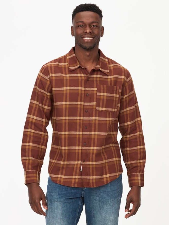 Marmot Koszula "Fairfax Novelty" w kolorze brązowym rozmiar: XL