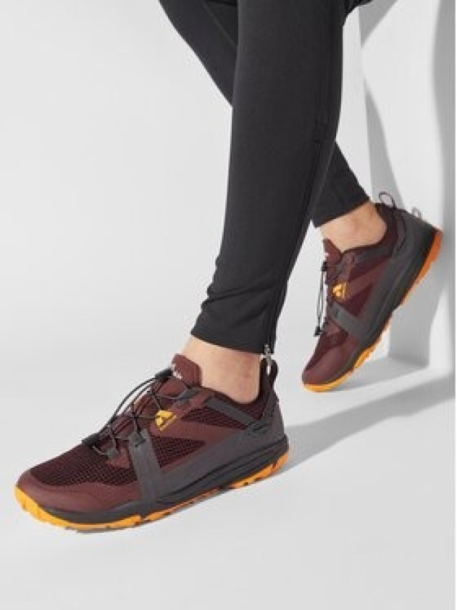 Jack Wolfskin Sneakersy Spirit Low M 4056611 Bordowy