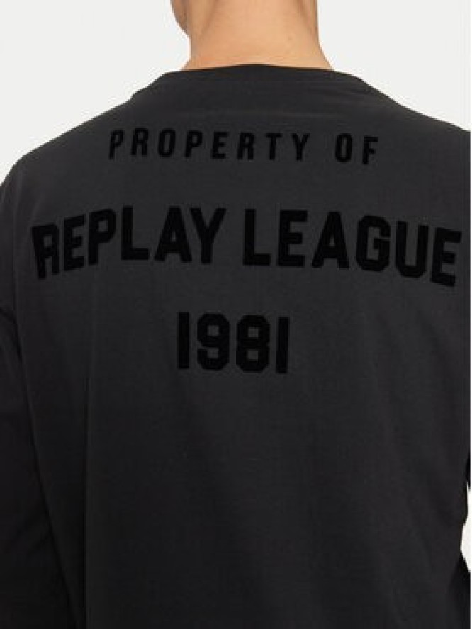 REPLAY Longsleeve M6942 .000.2660 Czarny Regular Fit