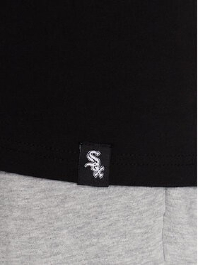 New Era T-Shirt MLB Drip Logo Chicago 60332185 Czarny Regular Fit