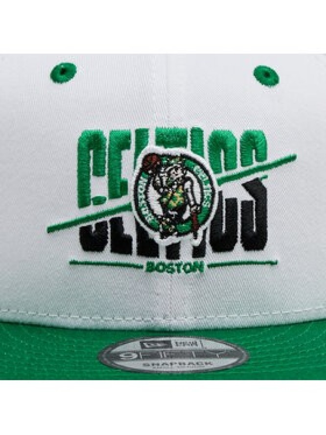 New Era Czapka z daszkiem White Crown 950 Celtics 60435049 Biały