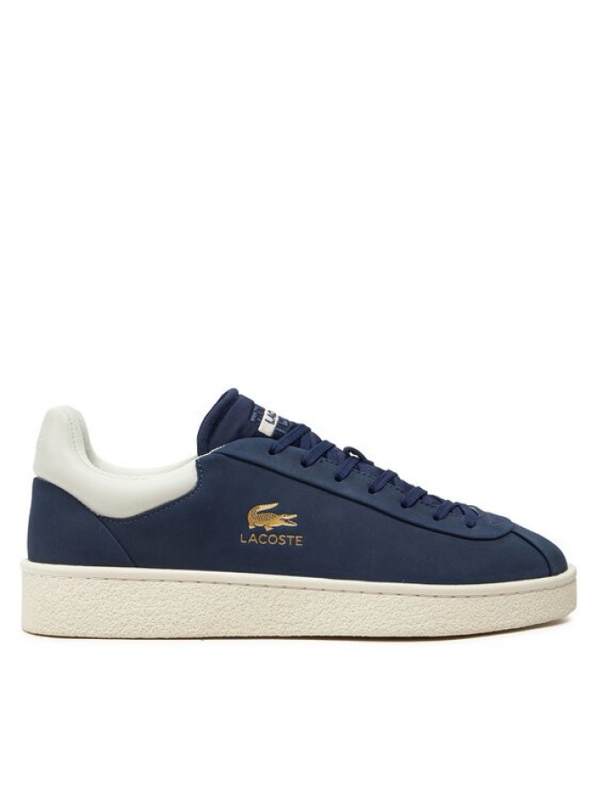 Lacoste Sneakersy Basehot Premium 747SMA0040 Granatowy