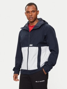 Helly Hansen Kurtka przeciwdeszczowa Rig Rain Jacket 54096 Granatowy Regular Fit