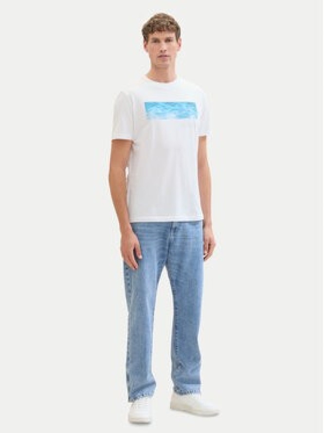 Tom Tailor Denim T-Shirt 1042045 Biały Regular Fit