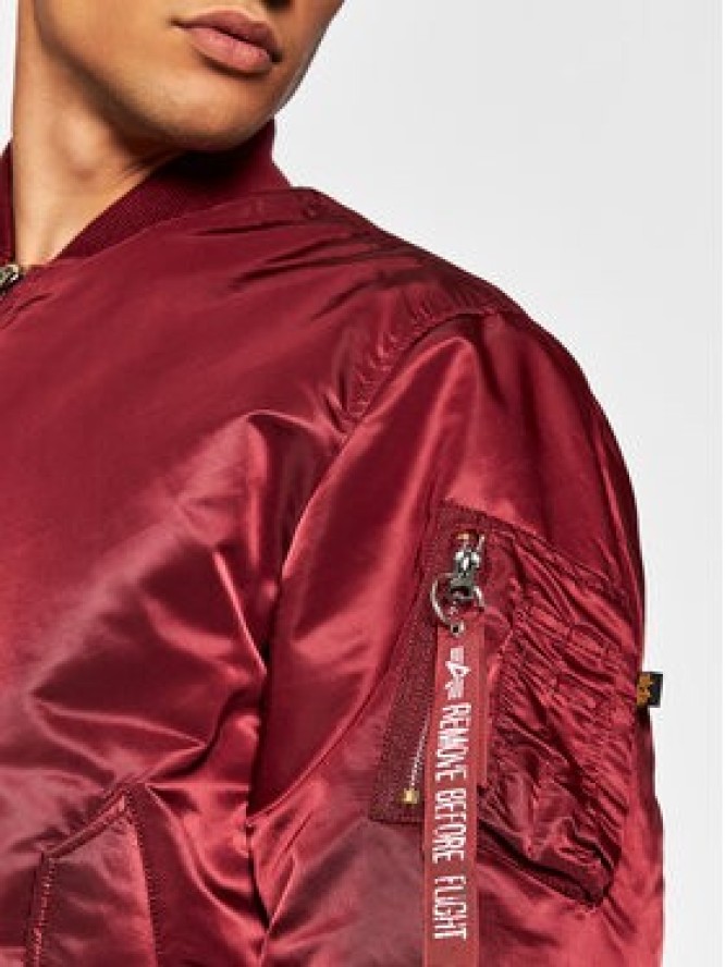 Alpha Industries Kurtka bomber Ma-1 100101 Bordowy Regular Fit