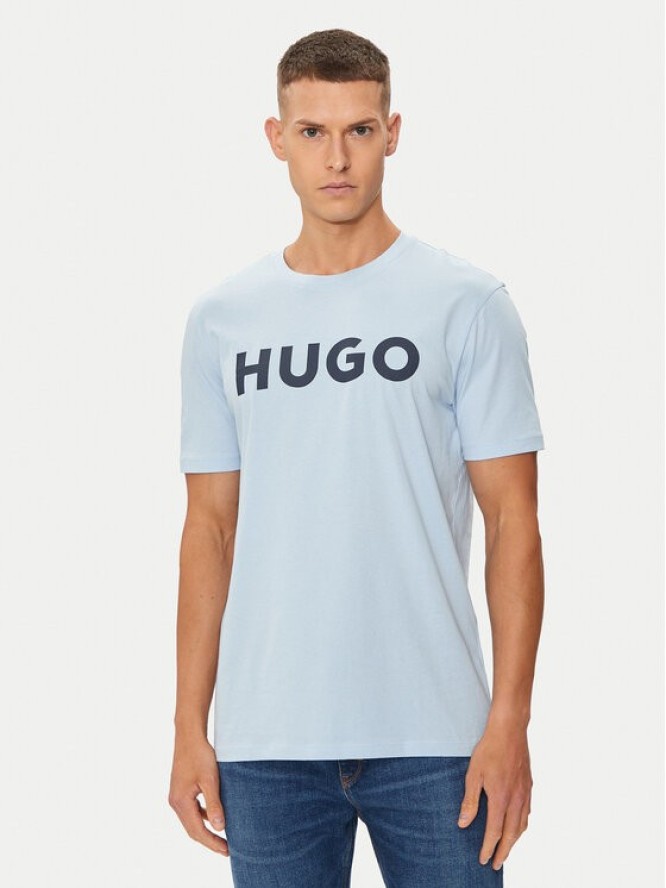 Hugo T-Shirt Dulivio 50467556 Niebieski Regular Fit