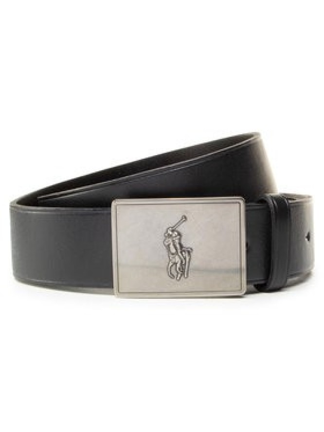 Polo Ralph Lauren Pasek Męski 36mm Pp Plaque Belt 405691693001 Czarny