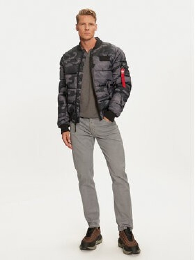 Alpha Industries Kurtka bomber 138116C Czarny Regular Fit