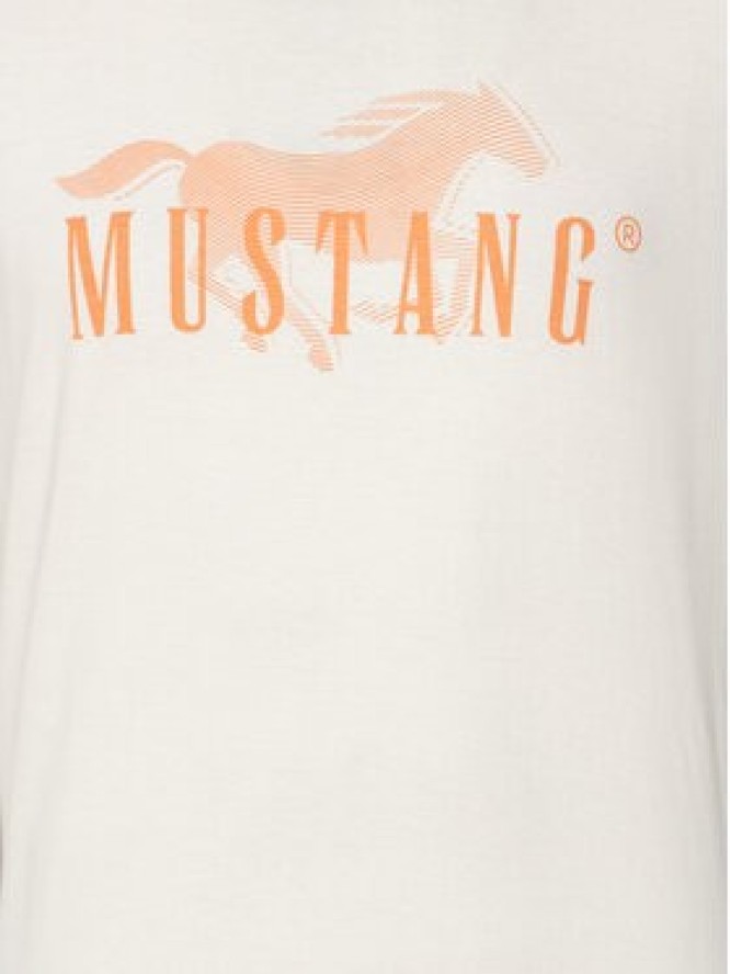 Mustang T-Shirt Austin 1014928 Biały Regular Fit