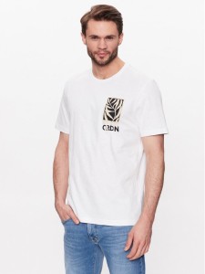 Pierre Cardin T-Shirt C5 20850/000/2059 Biały Regular Fit