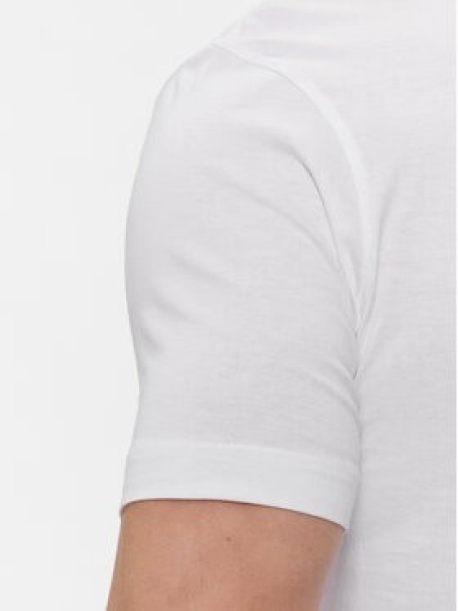 Calvin Klein Jeans T-Shirt Small Center Box J30J324027 Biały Regular Fit