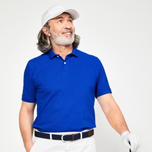 Koszulka polo do golfa z krótkim rękawem męska Inesis MW500