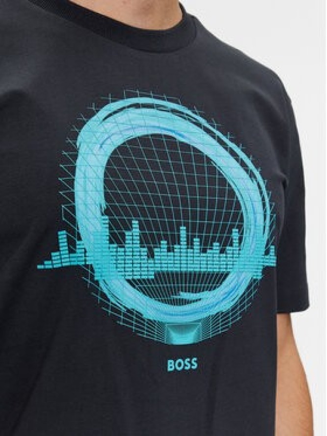 Boss T-Shirt Tee 8 50506372 Granatowy Regular Fit