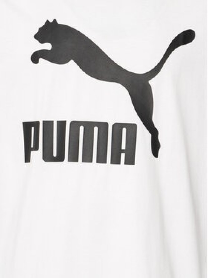 Puma T-Shirt Classics Logo 530088 Biały Regular Fit