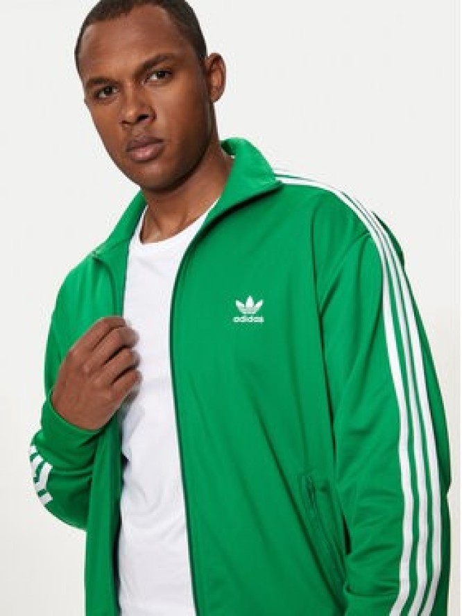 adidas Bluza adicolor Classics Firebird IU0762 Zielony Loose Fit