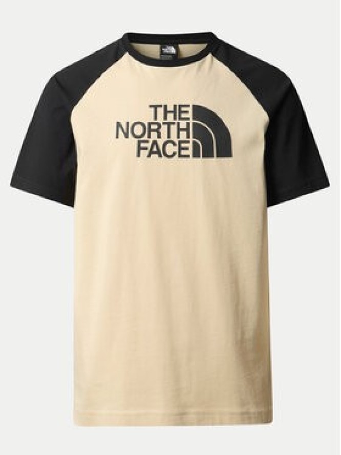 The North Face T-Shirt Easy NF0A87N7 Beżowy Regular Fit