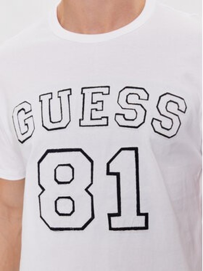 Guess T-Shirt Ss Cn M4RI22 K8FQ4 Biały Regular Fit