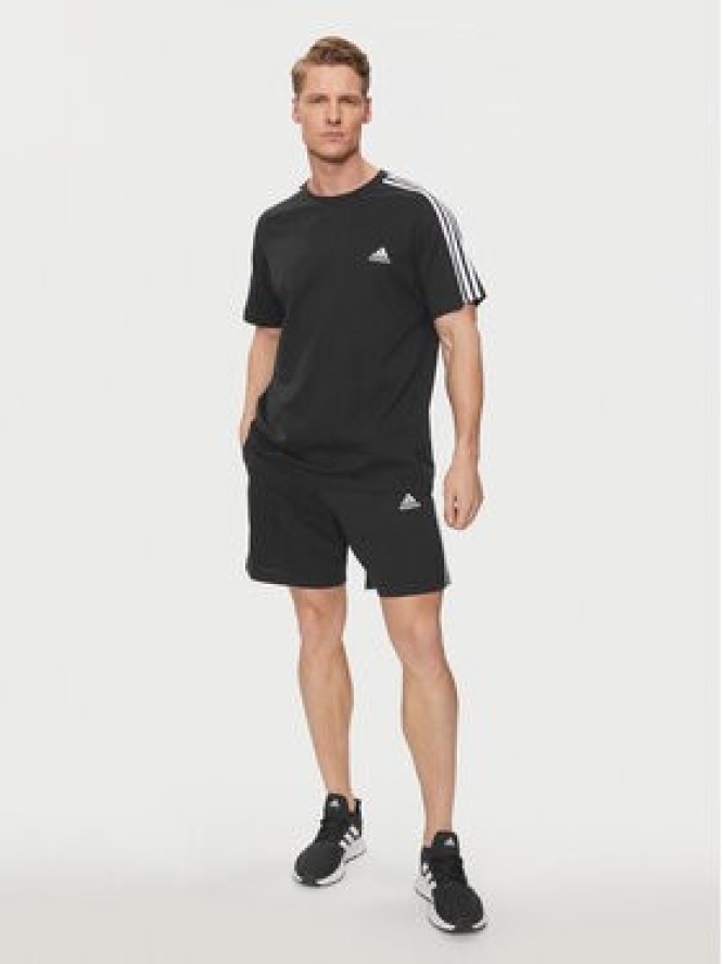 adidas Szorty sportowe Essentials 3-Stripes Shorts IC9378 Czarny Regular Fit