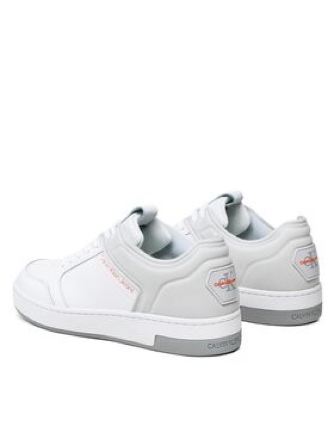 Calvin Klein Jeans Sneakersy Basket Cupsole High/Low Freq YM0YM00611 Biały